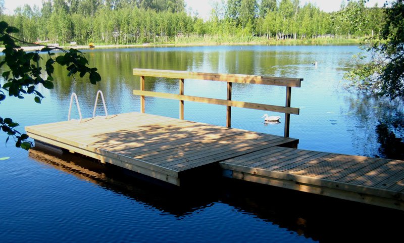 Marinetek Mökkilaituri 7m, putkiponttoonilaituri