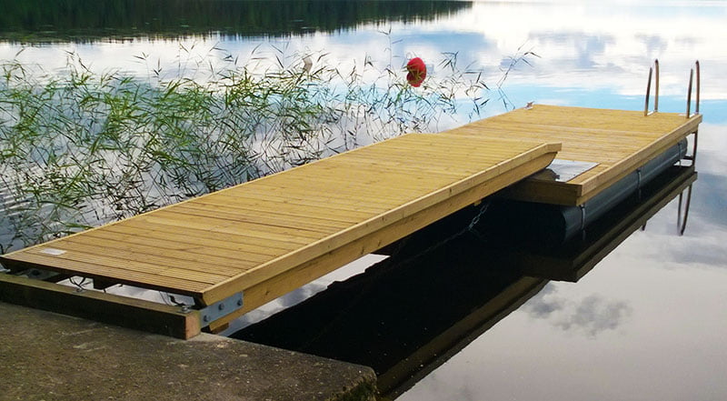 Marinetek Mökkilaituri 8m, putkiponttoonilaituri